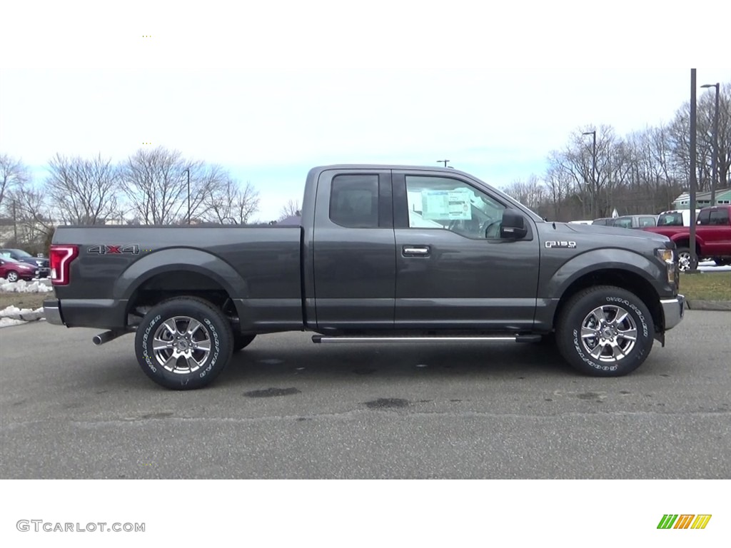 2017 F150 XLT SuperCab 4x4 - Magnetic / Earth Gray photo #8