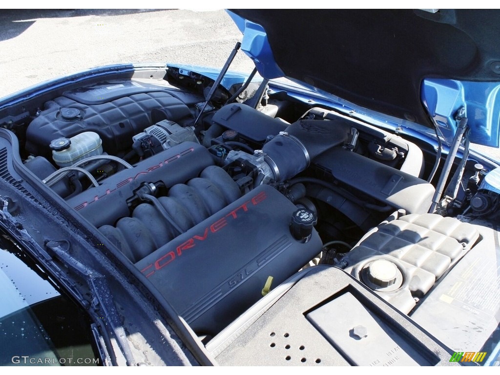 1998 Corvette Coupe - Nassau Blue Metallic / Black photo #15