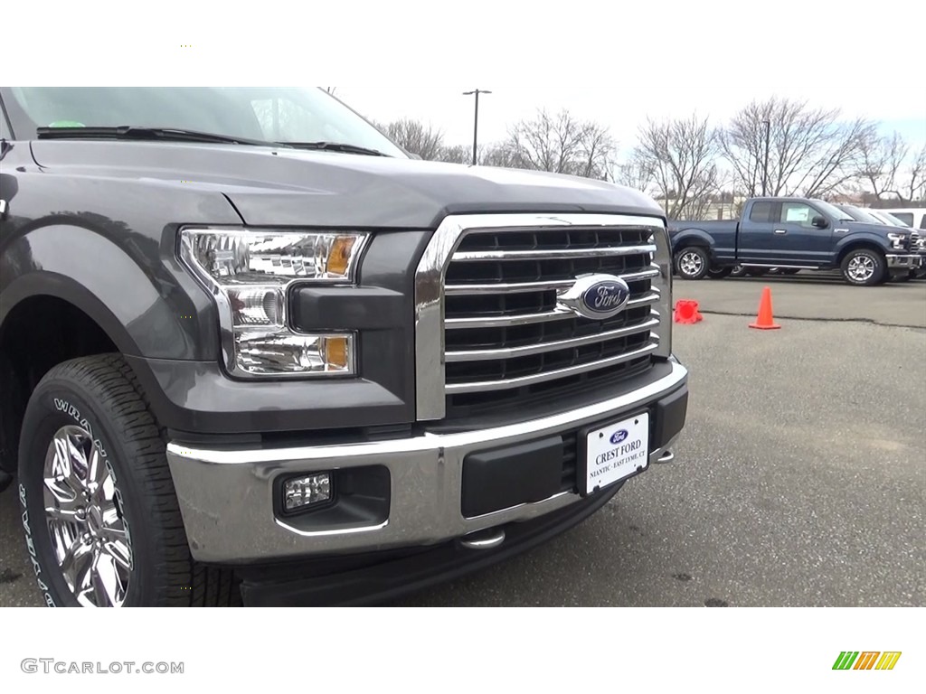 2017 F150 XLT SuperCab 4x4 - Magnetic / Earth Gray photo #27