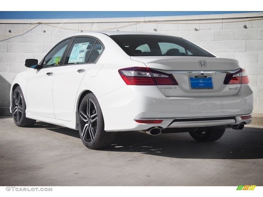 2017 Accord Sport Special Edition Sedan - White Orchid Pearl / Black photo #2