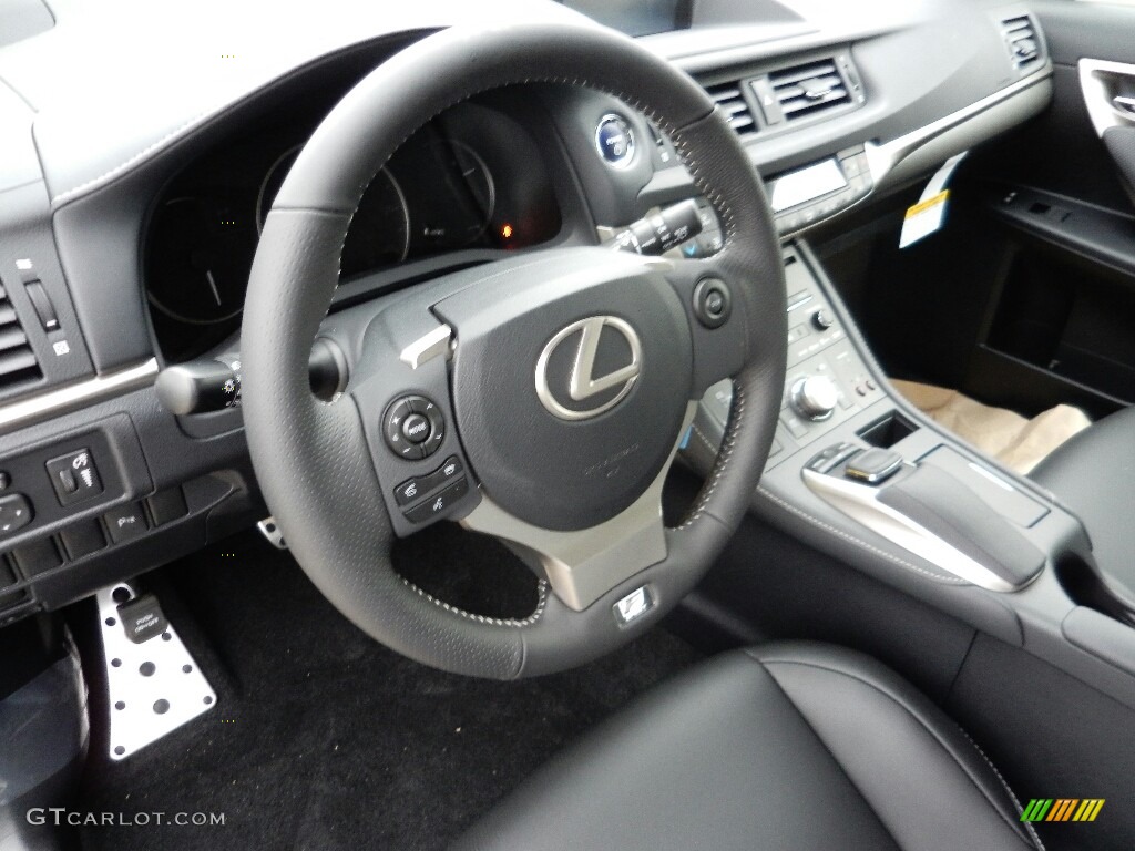 2017 CT 200h F Sport Hybrid - Obsidian / Black photo #2