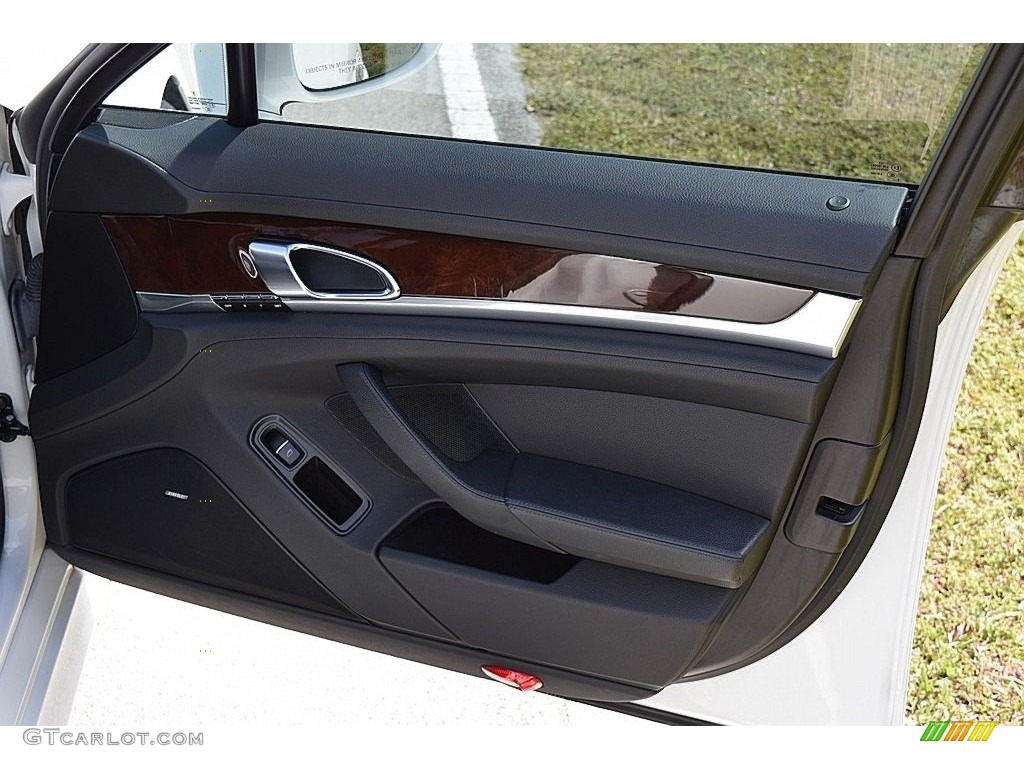 2011 Porsche Panamera S Black Door Panel Photo #119339841