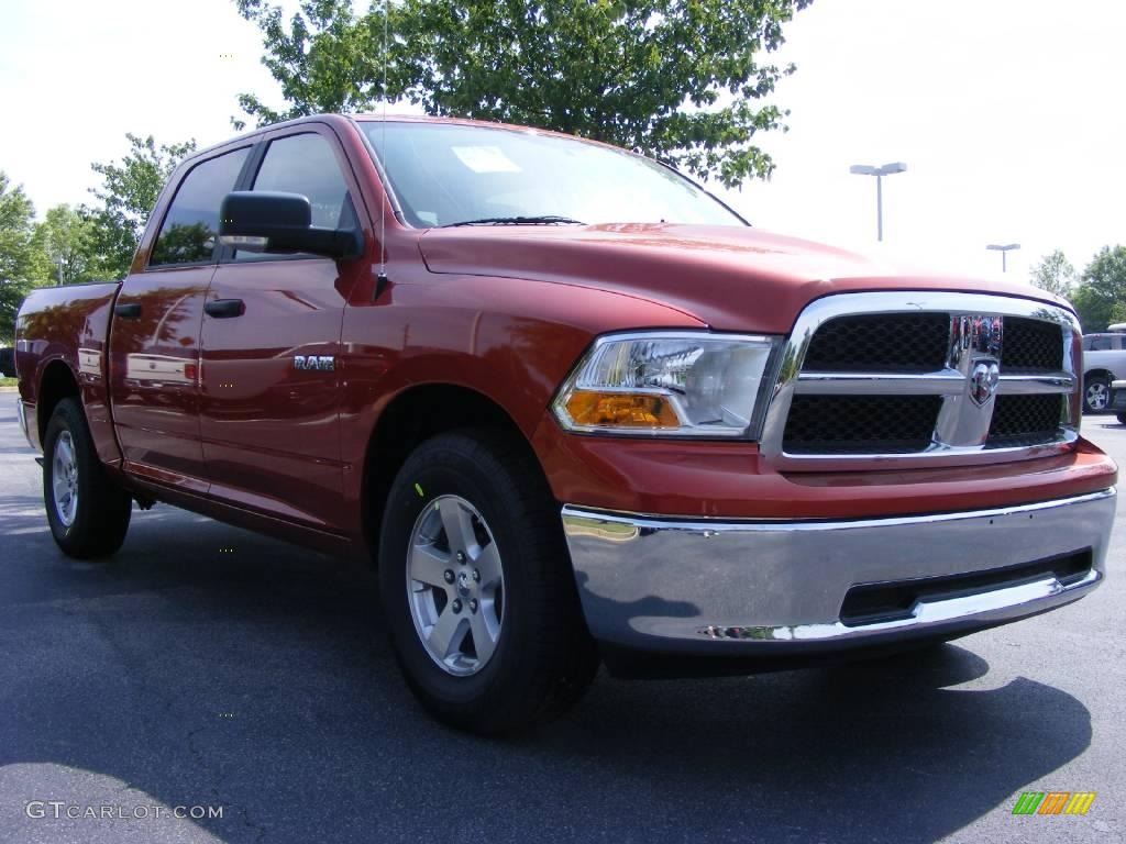 2009 Ram 1500 SLT Crew Cab - Sunburst Orange Pearl / Dark Slate/Medium Graystone photo #4