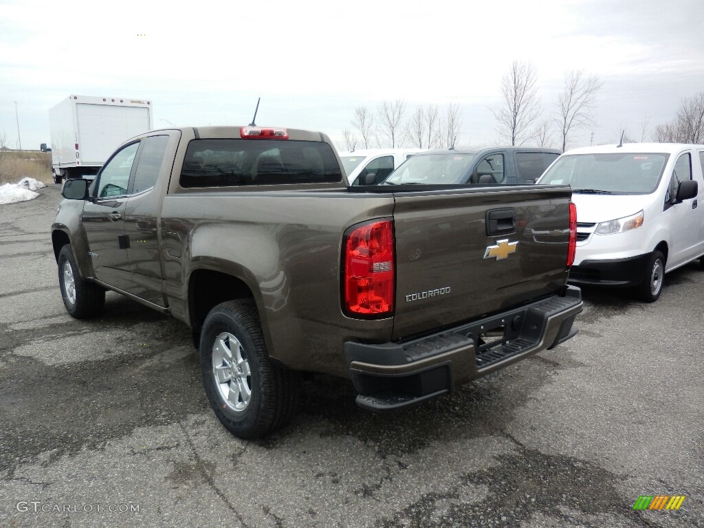 2017 Colorado WT Extended Cab - Brownstone Metallic / Jet Black/­Dark Ash photo #6