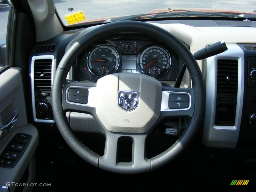 2009 Ram 1500 SLT Crew Cab - Sunburst Orange Pearl / Dark Slate/Medium Graystone photo #10