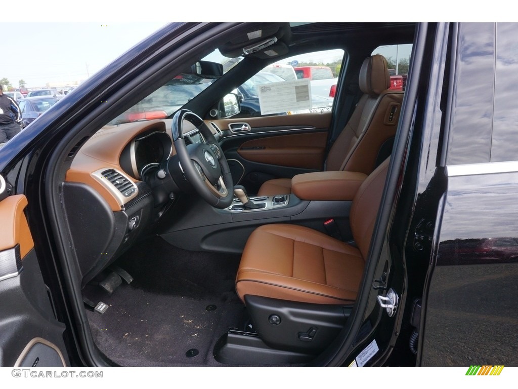 2017 Grand Cherokee Summit 4x4 - Diamond Black Crystal Pearl / Dark Sienna Brown/Black photo #6