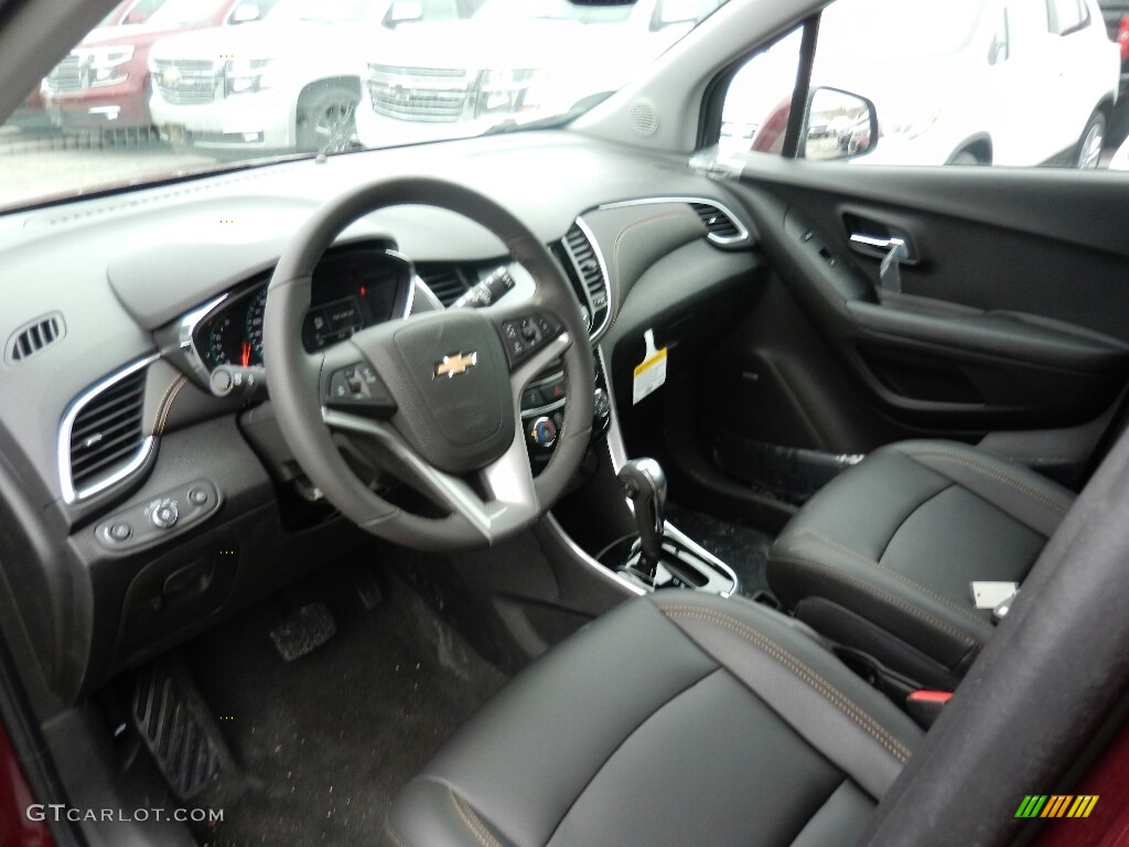 Jet Black Interior 2017 Chevrolet Trax Premier Photo #119341459