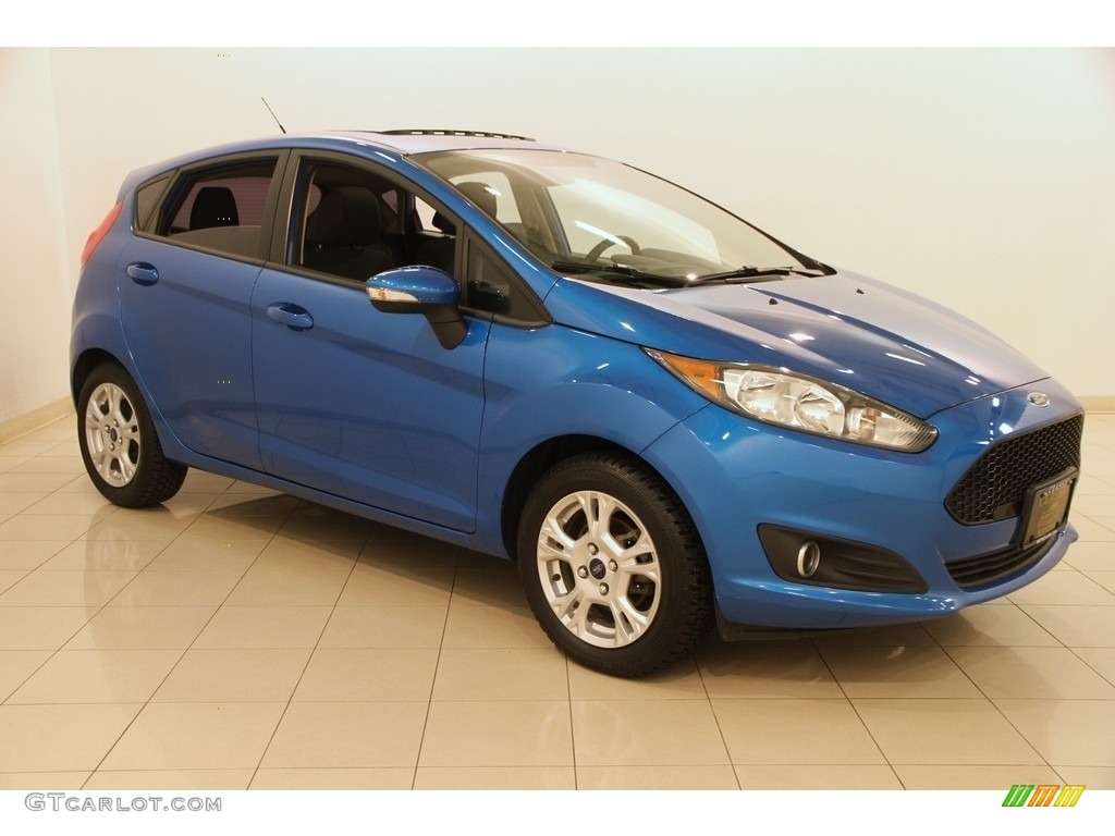 2014 Blue Candy Ford Fiesta SE Hatchback 119339061 Photo 12