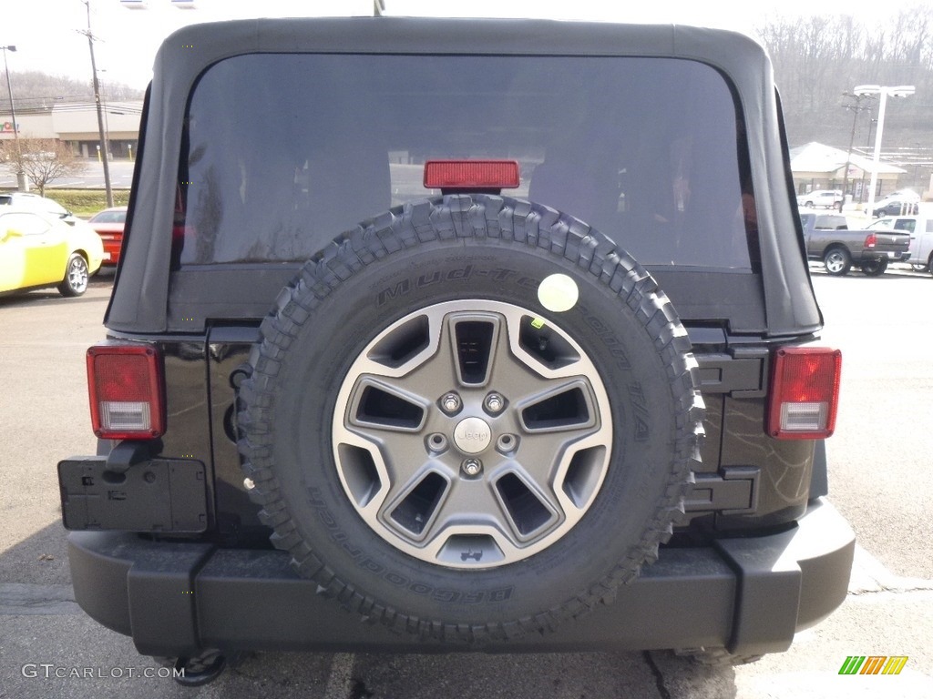 2017 Wrangler Rubicon 4x4 - Black / Black photo #4