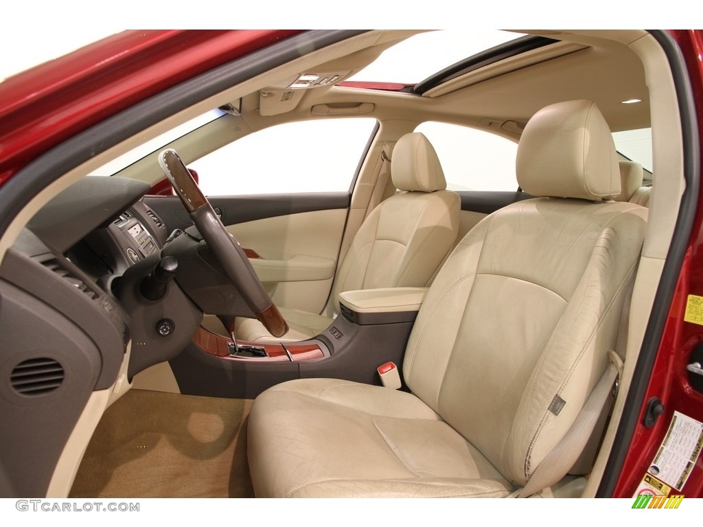 2011 ES 350 - Matador Red Mica / Parchment photo #7