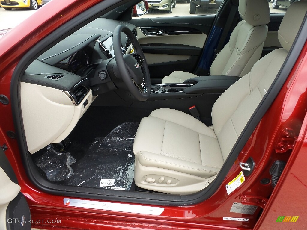 Light Neutral w/Jet Black Accents Interior 2017 Cadillac ATS Luxury AWD Photo #119346966