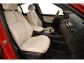 2015 BMW X4 Mocha Nevada w/Orange Contrast Stitching Interior Front Seat Photo