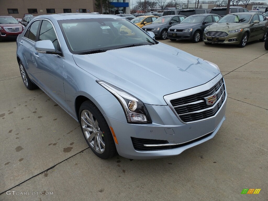 Silver Moonlight Metallic 2017 Cadillac ATS Luxury AWD Exterior Photo #119347317