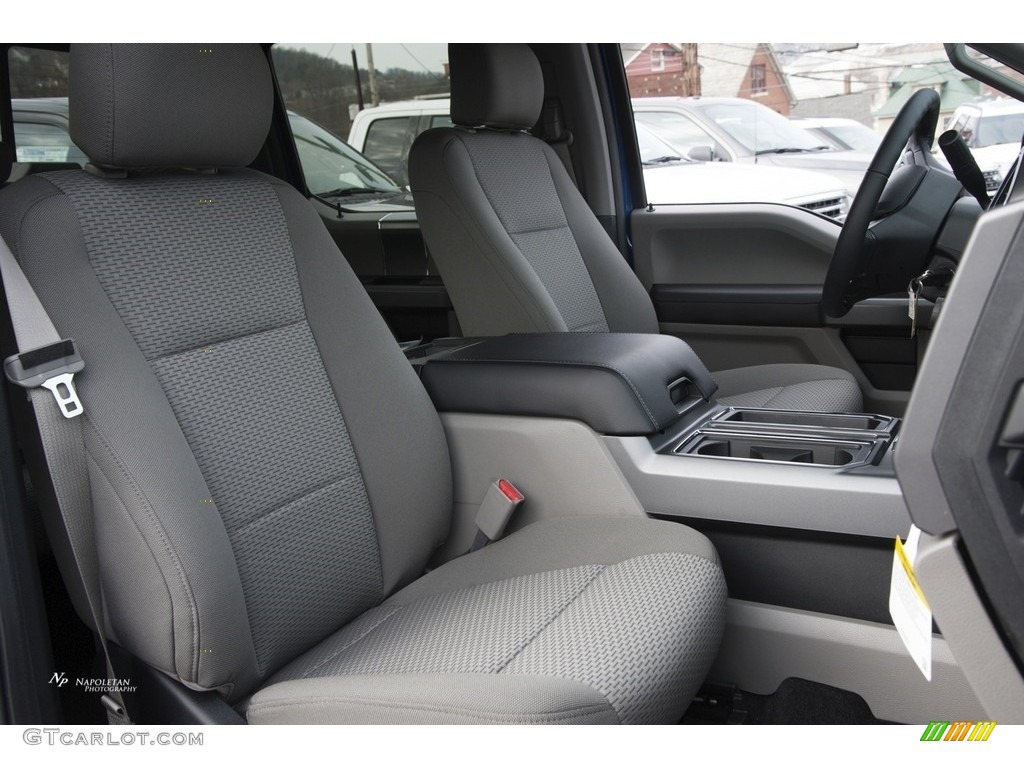 2017 F150 XLT SuperCrew 4x4 - Lightning Blue / Earth Gray photo #10