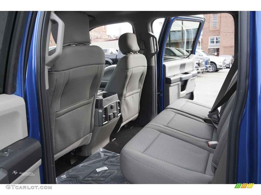 2017 F150 XLT SuperCrew 4x4 - Lightning Blue / Earth Gray photo #12