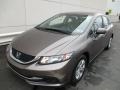 Urban Titanium Metallic 2014 Honda Civic LX Sedan Exterior