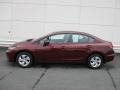 Crimson Pearl - Civic LX Sedan Photo No. 2