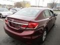 Crimson Pearl - Civic LX Sedan Photo No. 6