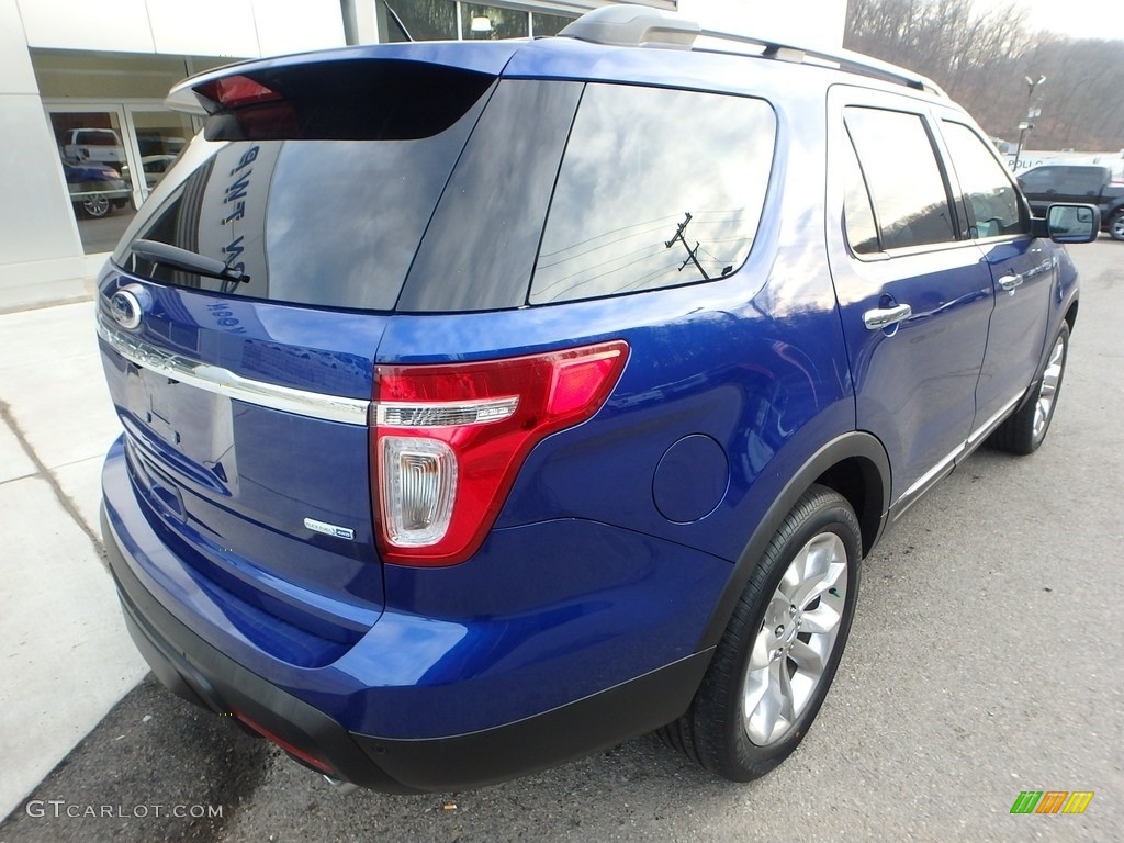 2014 Explorer XLT 4WD - Deep Impact Blue / Medium Light Stone photo #2