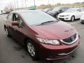 Crimson Pearl - Civic LX Sedan Photo No. 7