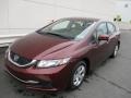 Crimson Pearl - Civic LX Sedan Photo No. 9