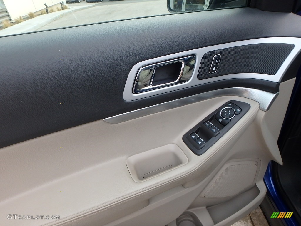 2014 Explorer XLT 4WD - Deep Impact Blue / Medium Light Stone photo #19