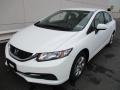 Taffeta White - Civic LX Sedan Photo No. 9