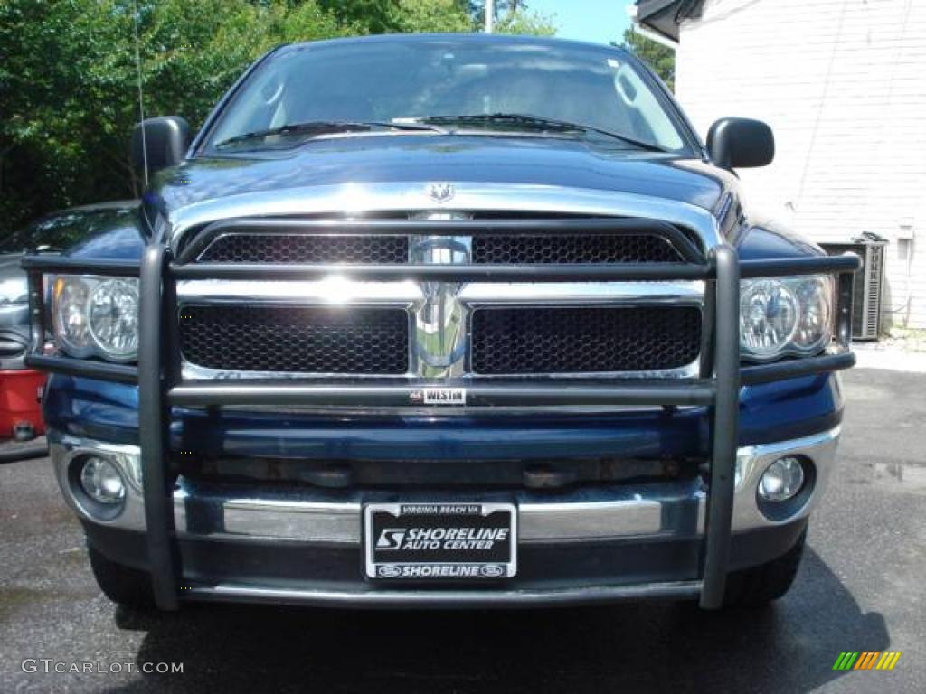 2005 Ram 1500 SLT Quad Cab 4x4 - Atlantic Blue Pearl / Dark Slate Gray photo #5