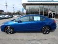 2014 Dyno Blue Pearl Honda Civic EX Sedan  photo #2