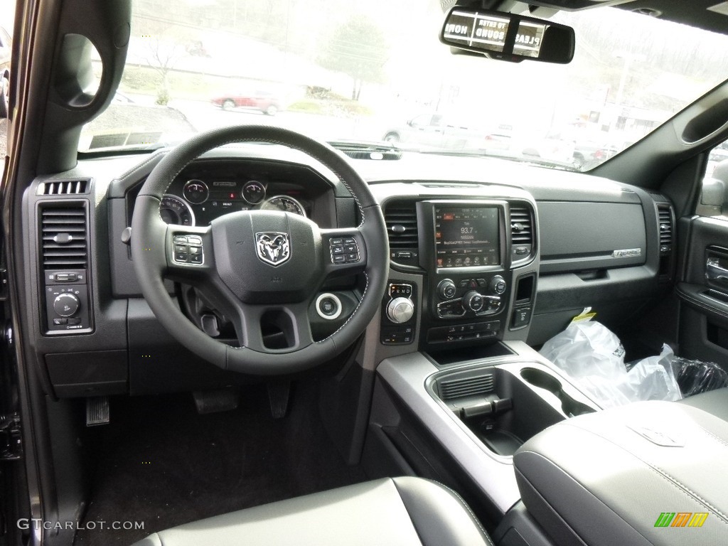 2017 1500 Rebel Crew Cab 4x4 - Granite Crystal Metallic / Black photo #12