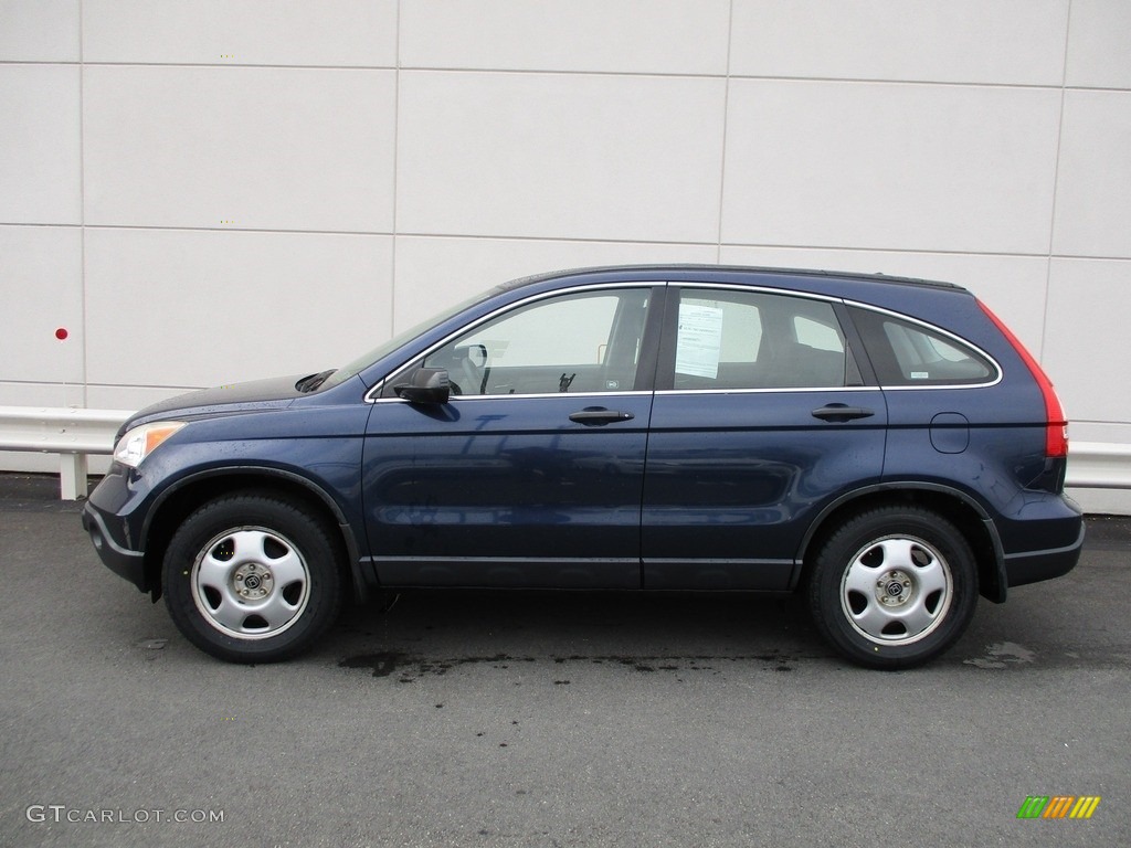 2007 CR-V LX 4WD - Royal Blue Pearl / Black photo #2