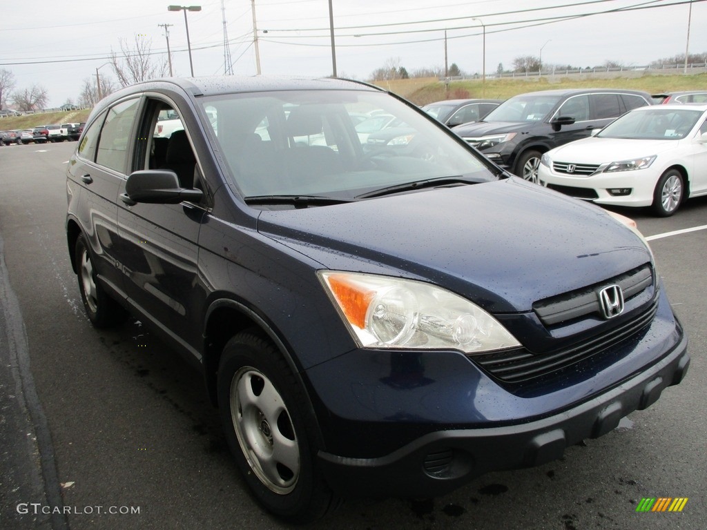 2007 CR-V LX 4WD - Royal Blue Pearl / Black photo #7