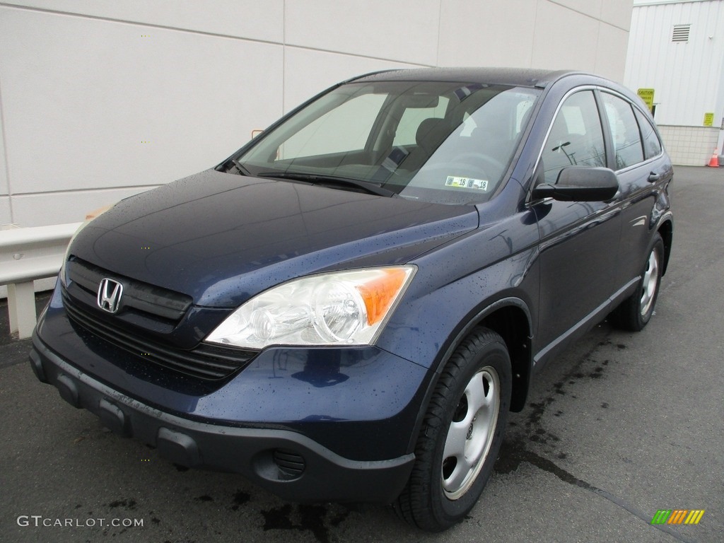 2007 CR-V LX 4WD - Royal Blue Pearl / Black photo #9