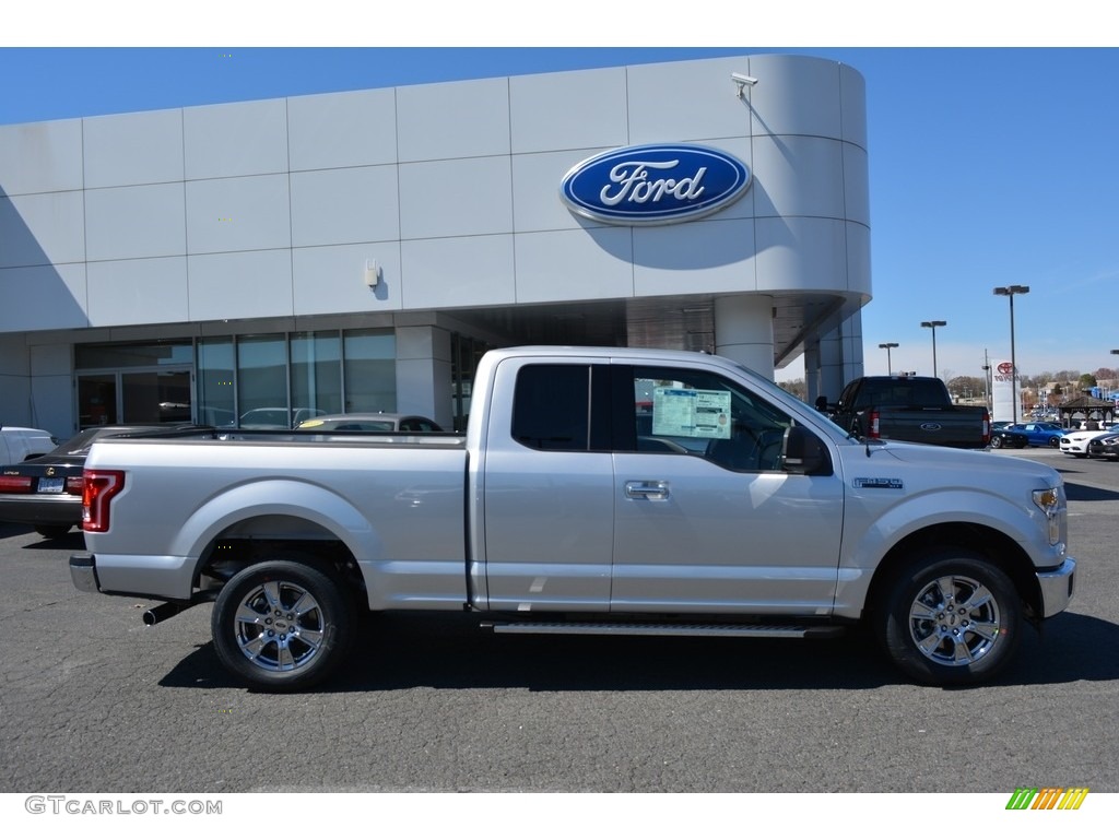 2017 F150 XLT SuperCab - Ingot Silver / Earth Gray photo #2