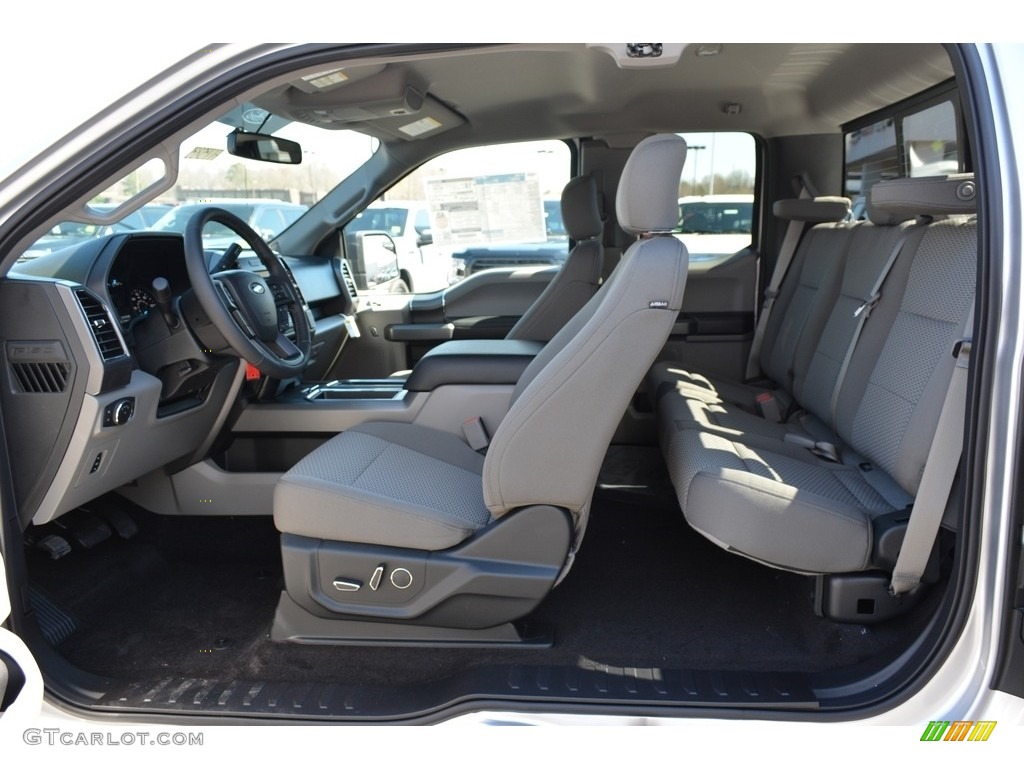 2017 F150 XLT SuperCab - Ingot Silver / Earth Gray photo #8