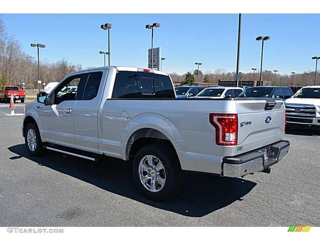 2017 F150 XLT SuperCab - Ingot Silver / Earth Gray photo #23