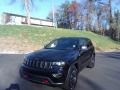 2017 Diamond Black Crystal Pearl Jeep Grand Cherokee Trailhawk 4x4  photo #2