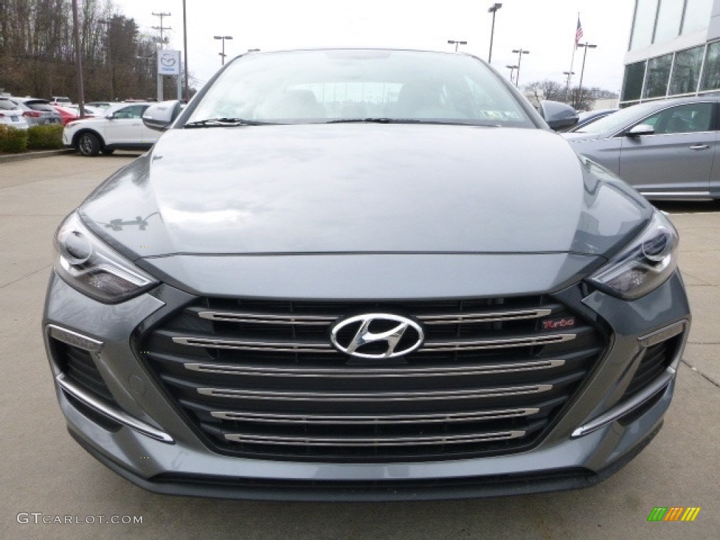 2017 Elantra Sport - Gray / Black photo #4