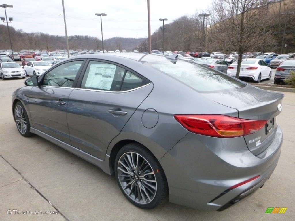 2017 Elantra Sport - Gray / Black photo #5