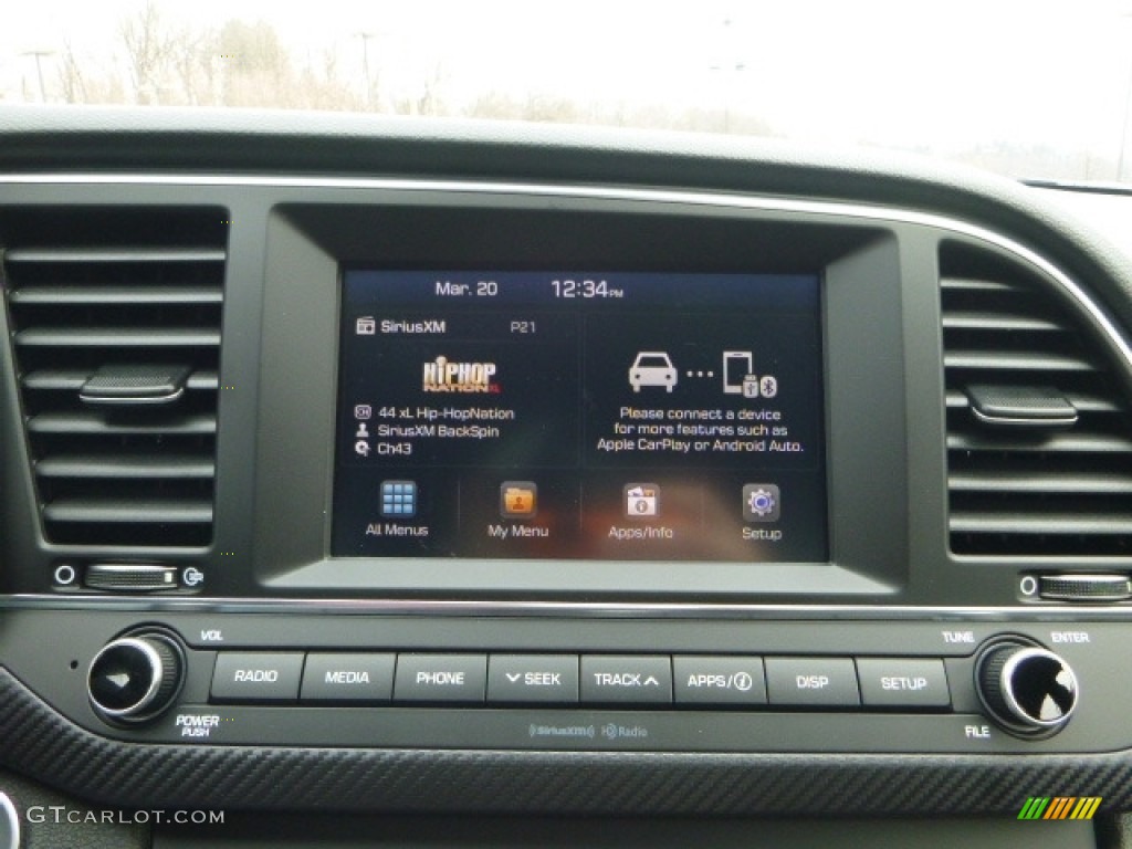 2017 Elantra Sport - Gray / Black photo #13