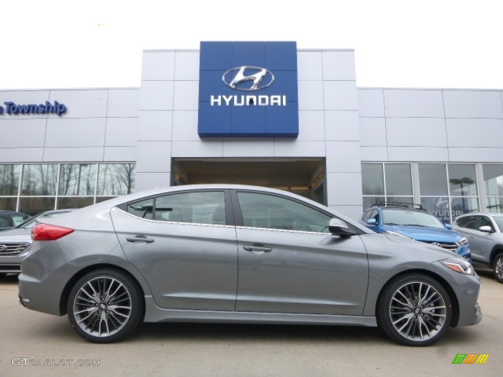 2017 Elantra Sport - Gray / Black photo #1