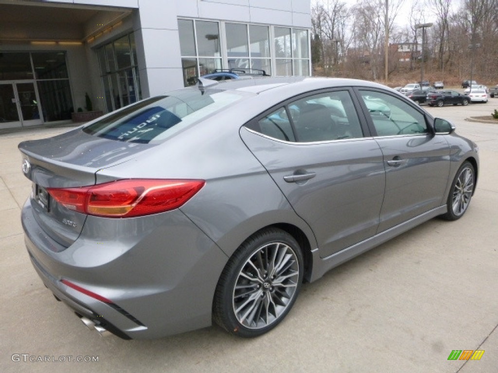 2017 Elantra Sport - Gray / Black photo #2