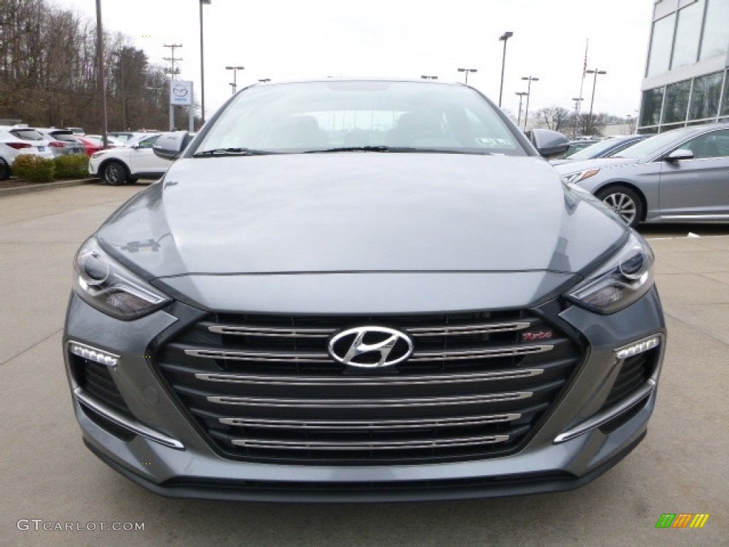 2017 Elantra Sport - Gray / Black photo #4