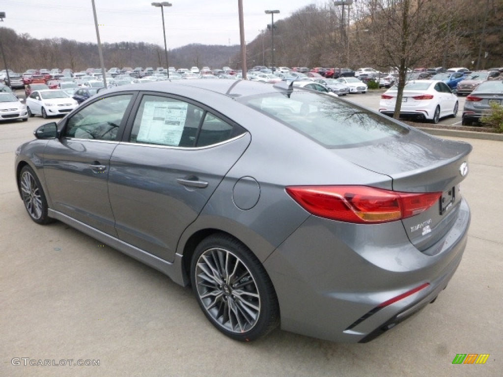 2017 Elantra Sport - Gray / Black photo #5