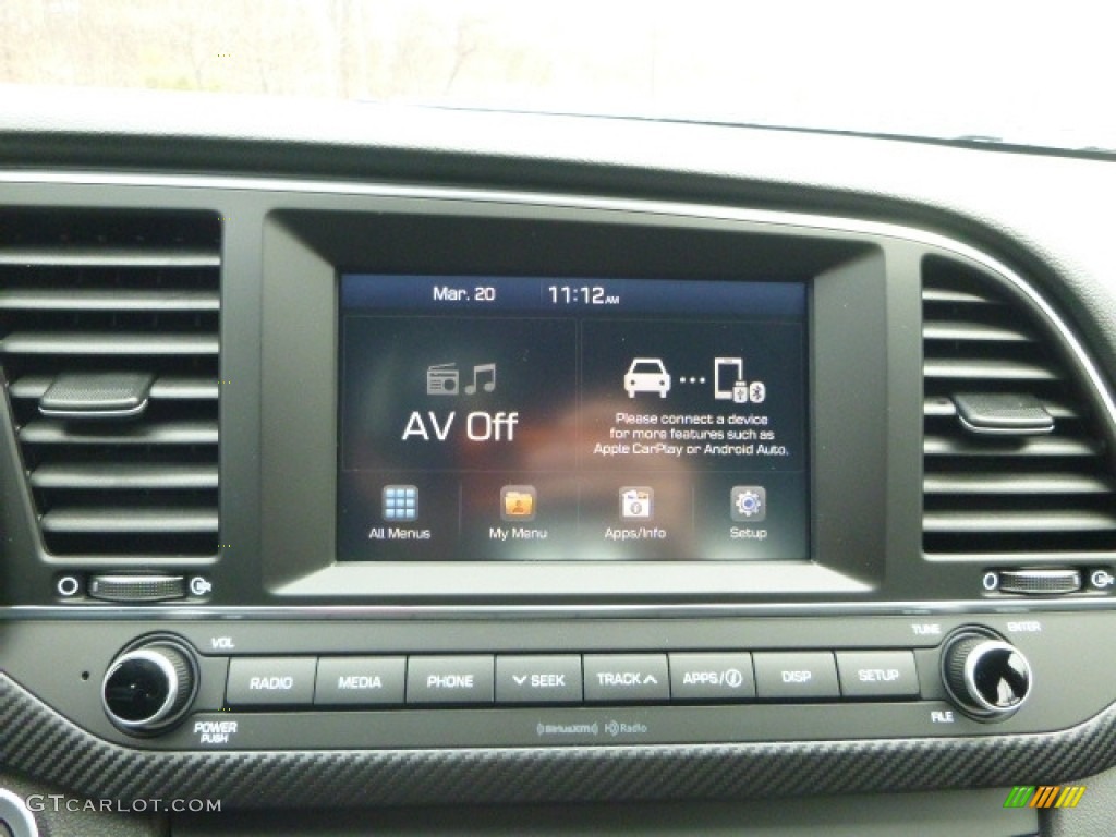 2017 Elantra Sport - Gray / Black photo #14