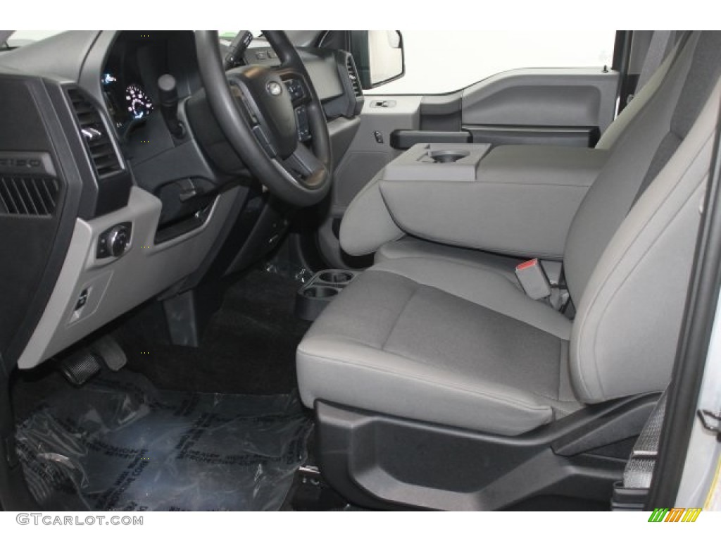 2016 F150 XL SuperCrew 4x4 - Ingot Silver / Medium Earth Gray photo #4
