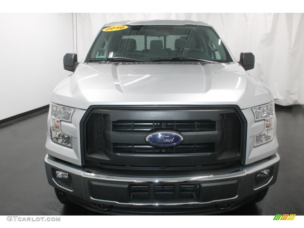 2016 F150 XL SuperCrew 4x4 - Ingot Silver / Medium Earth Gray photo #21