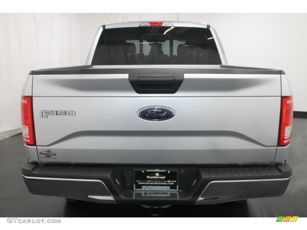 2016 F150 XL SuperCrew 4x4 - Ingot Silver / Medium Earth Gray photo #24