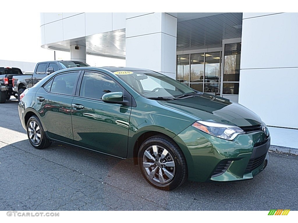 4Evergreen Mica 2014 Toyota Corolla LE Exterior Photo #119355318