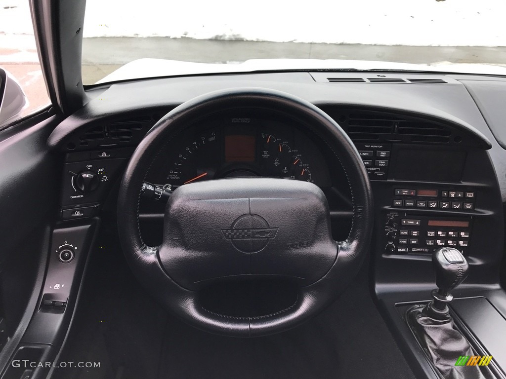 1994 Chevrolet Corvette Coupe Black Dashboard Photo #119356444